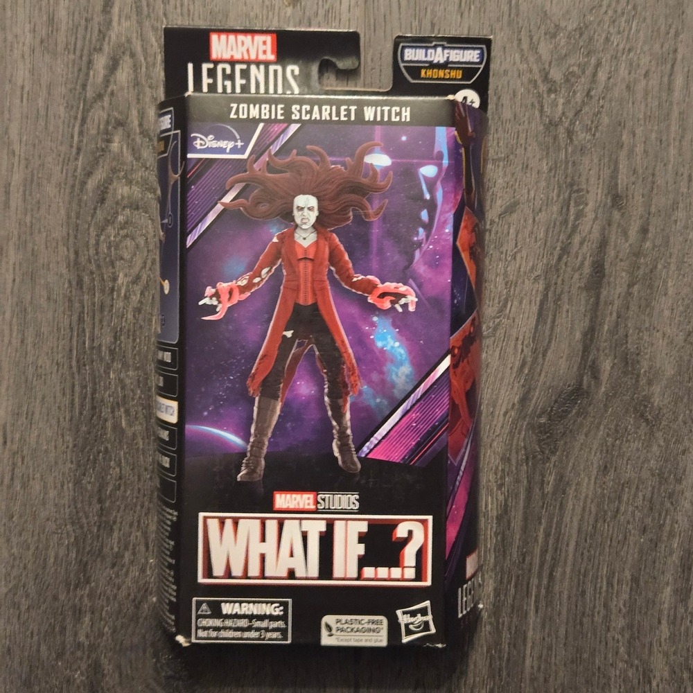 Marvel Legends What If...? Zombie Scarlet Witch 6" Figure Khonshu BAF